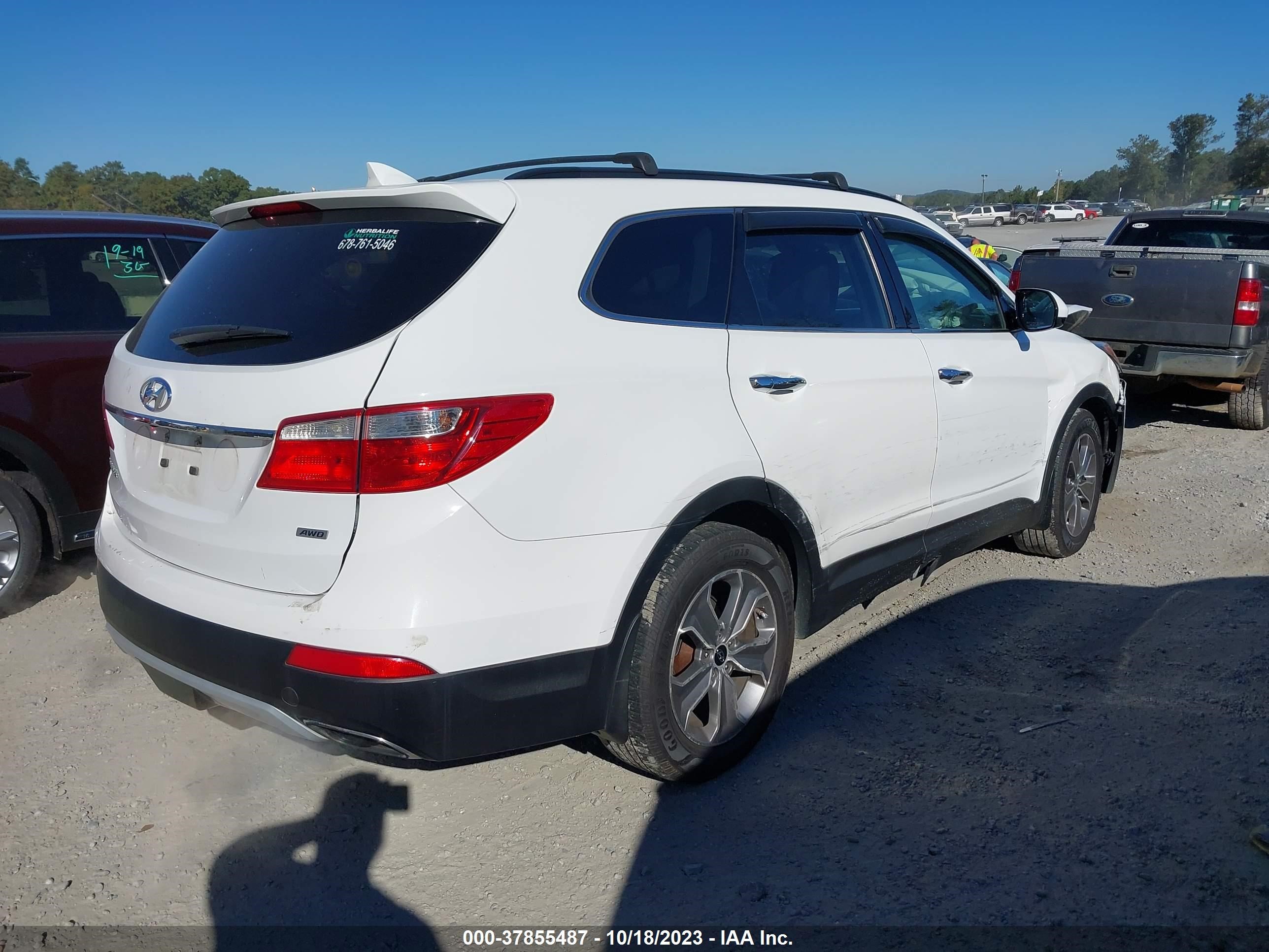 Photo 3 VIN: KM8SMDHF1EU054061 - HYUNDAI SANTA FE 