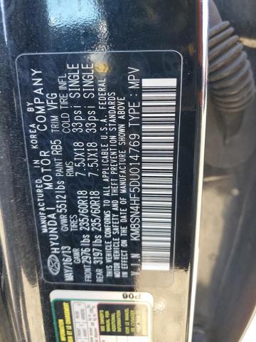 Photo 12 VIN: KM8SN4HF5DU014769 - HYUNDAI SANTA FE G 