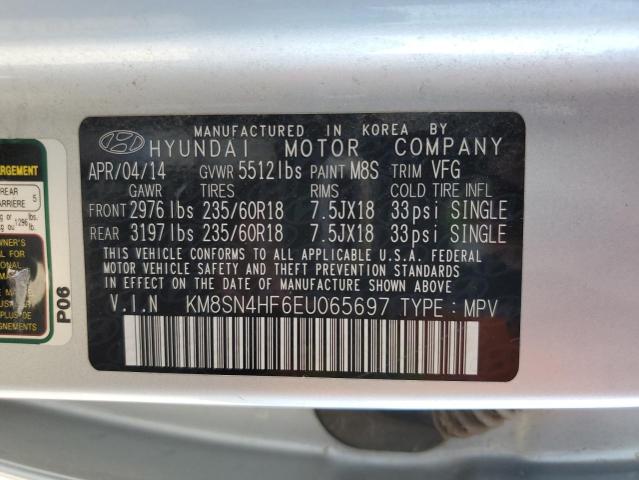 Photo 12 VIN: KM8SN4HF6EU065697 - HYUNDAI SANTA FE G 