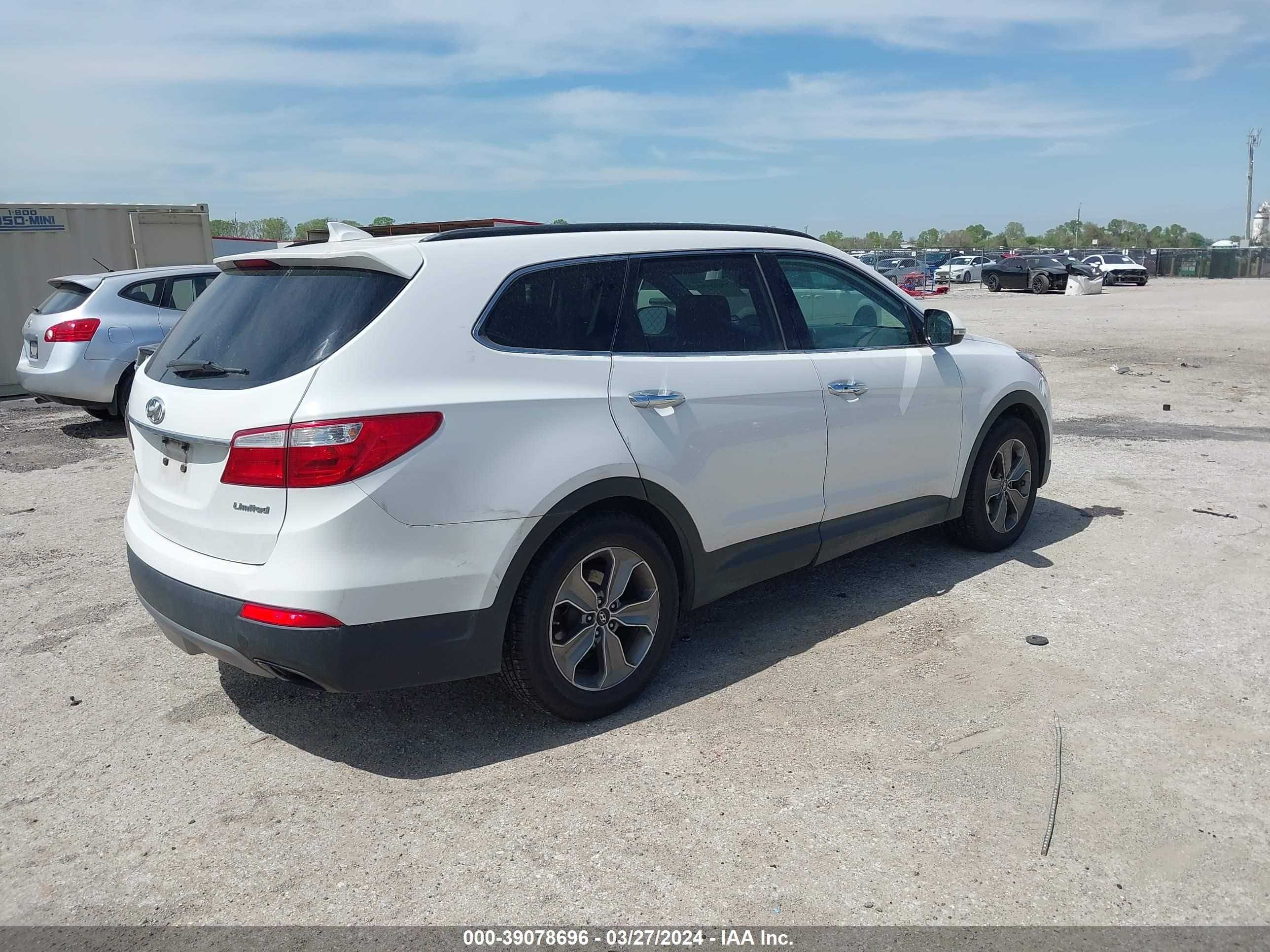 Photo 3 VIN: KM8SN4HF9EU059103 - HYUNDAI SANTA FE 