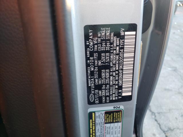 Photo 9 VIN: KM8SN4HF9KU305854 - HYUNDAI SANTA FE XL 