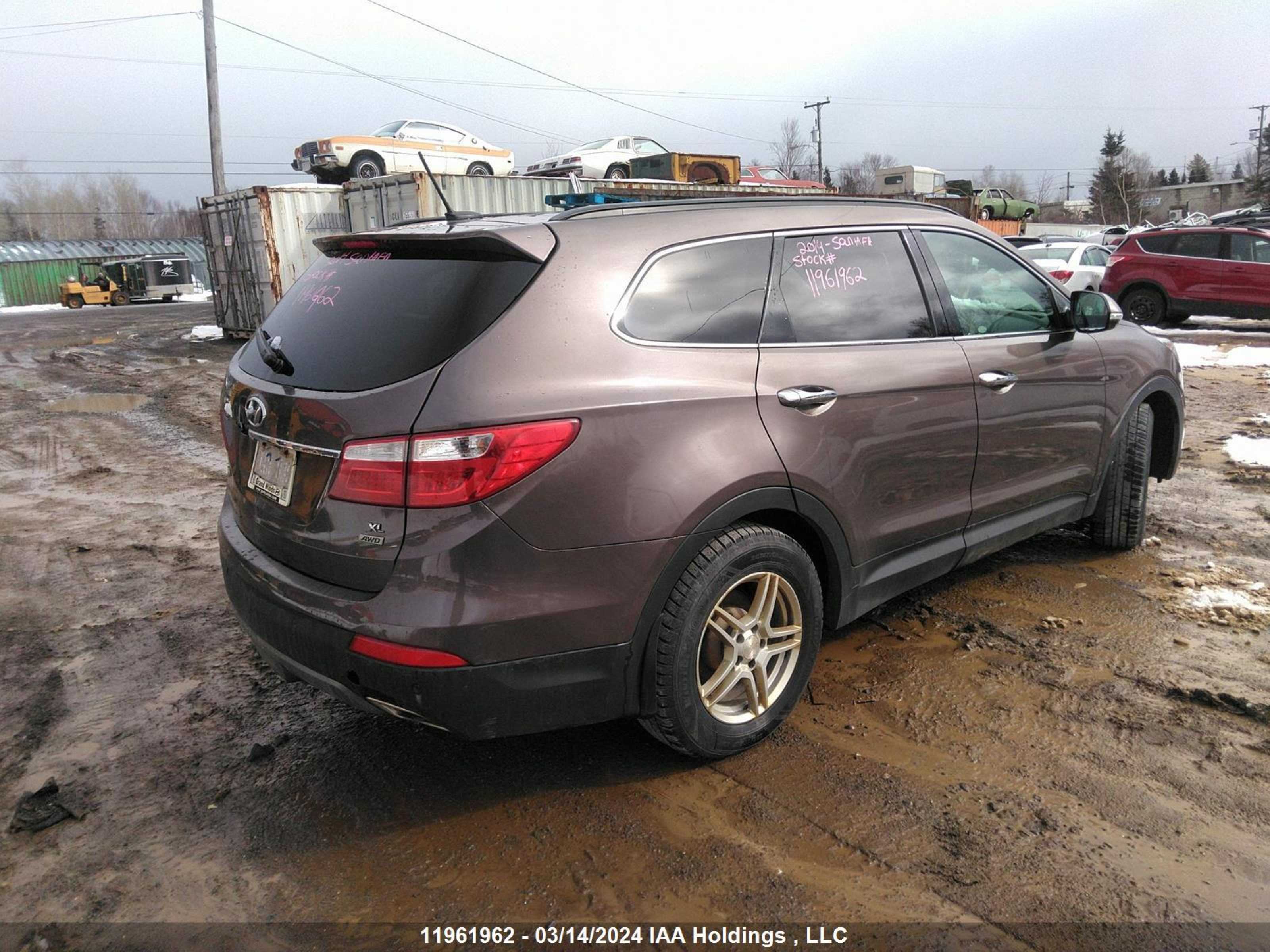 Photo 3 VIN: KM8SNDHF0EU048443 - HYUNDAI SANTA FE 