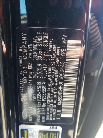 Photo 13 VIN: KM8SNDHF0FU099443 - HYUNDAI SANTA FE G 