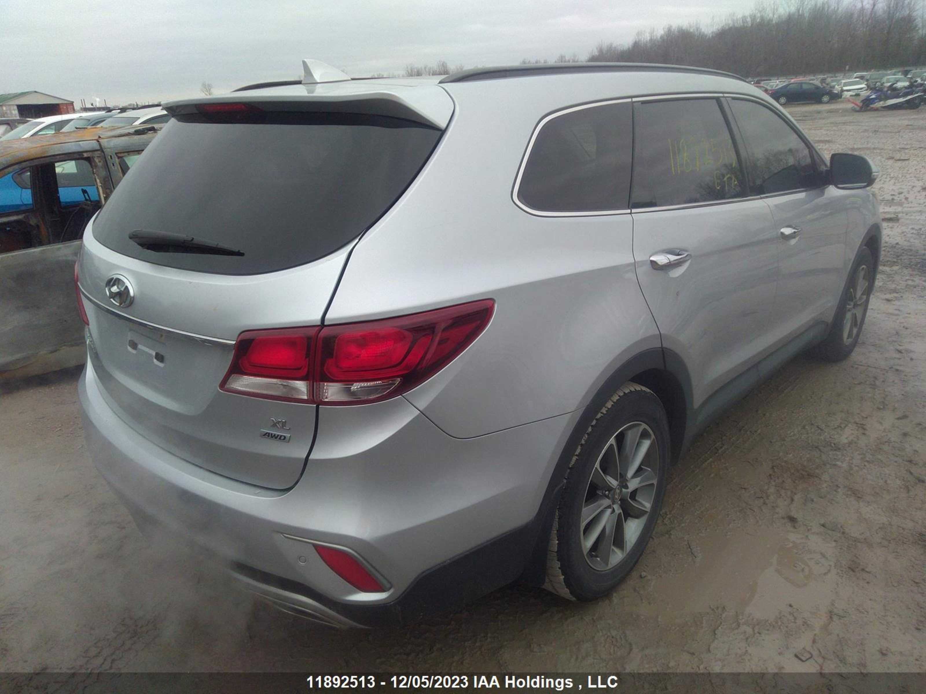 Photo 3 VIN: KM8SNDHF1JU269592 - HYUNDAI SANTA FE 