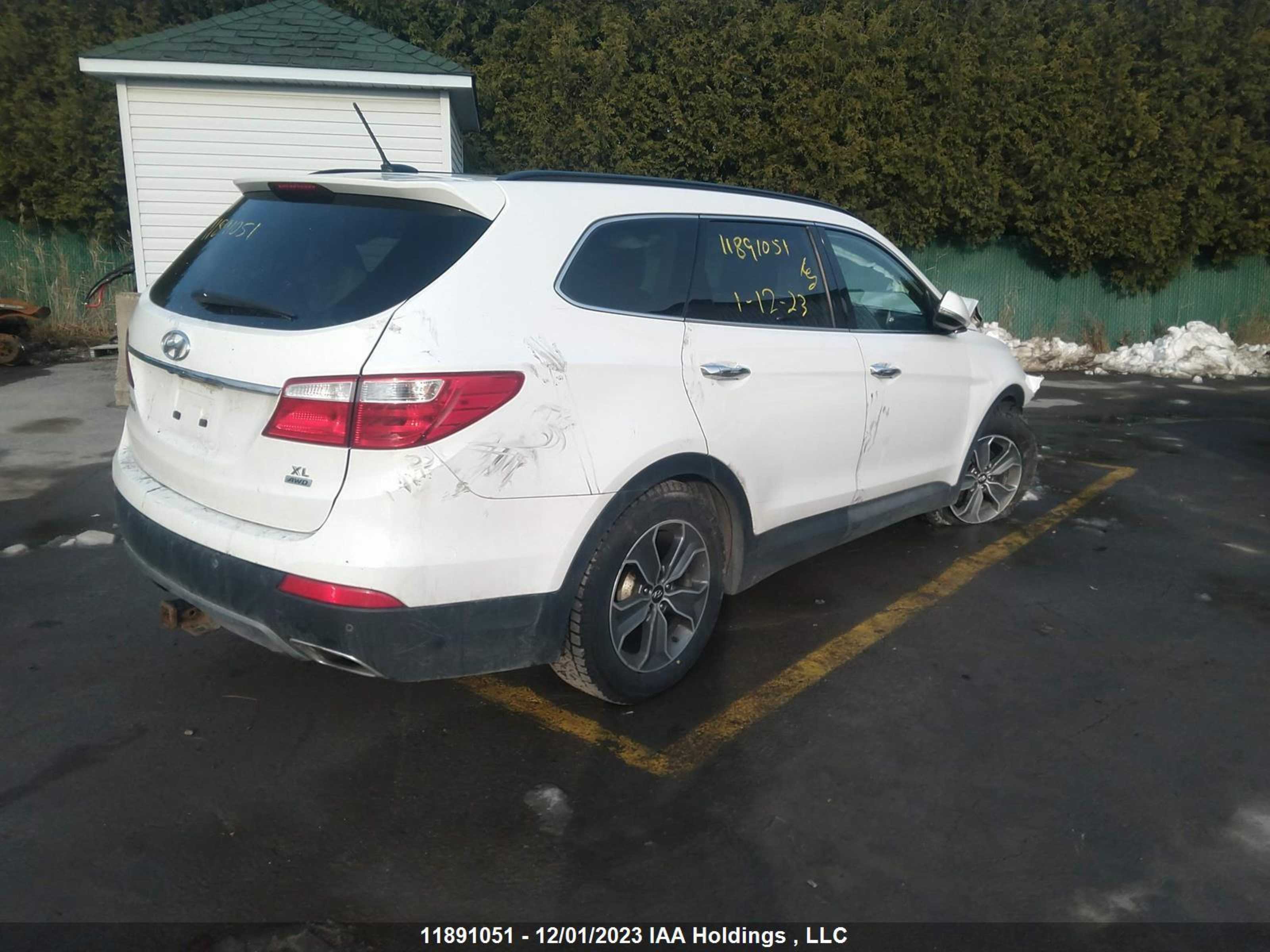 Photo 3 VIN: KM8SNDHF6DU014165 - HYUNDAI SANTA FE 