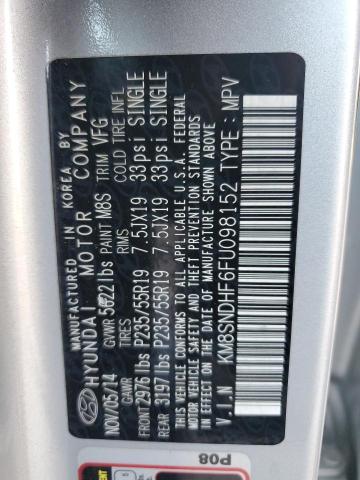 Photo 11 VIN: KM8SNDHF6FU098152 - HYUNDAI SANTA FE G 