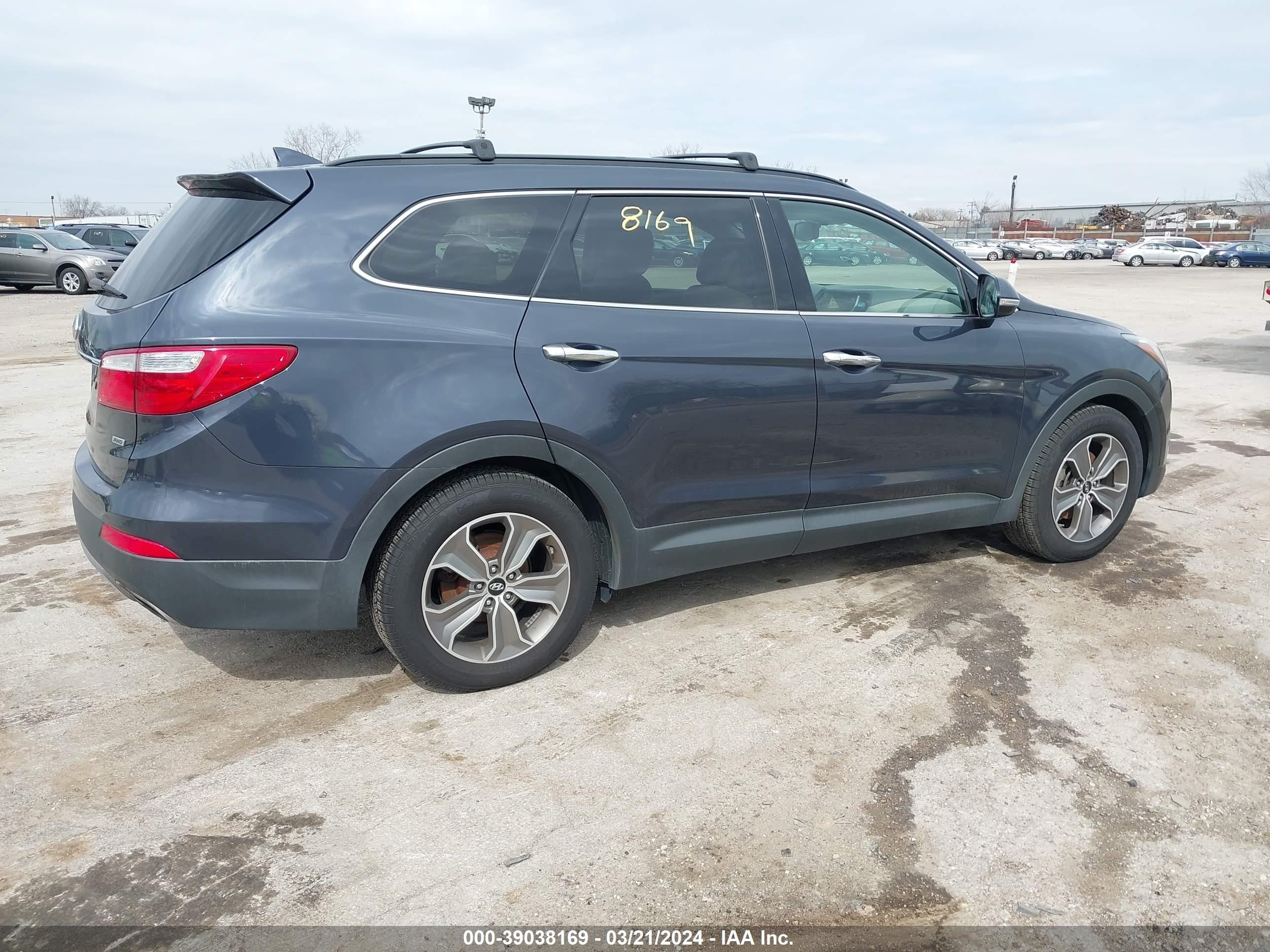 Photo 3 VIN: KM8SNDHFXDU015397 - HYUNDAI SANTA FE 