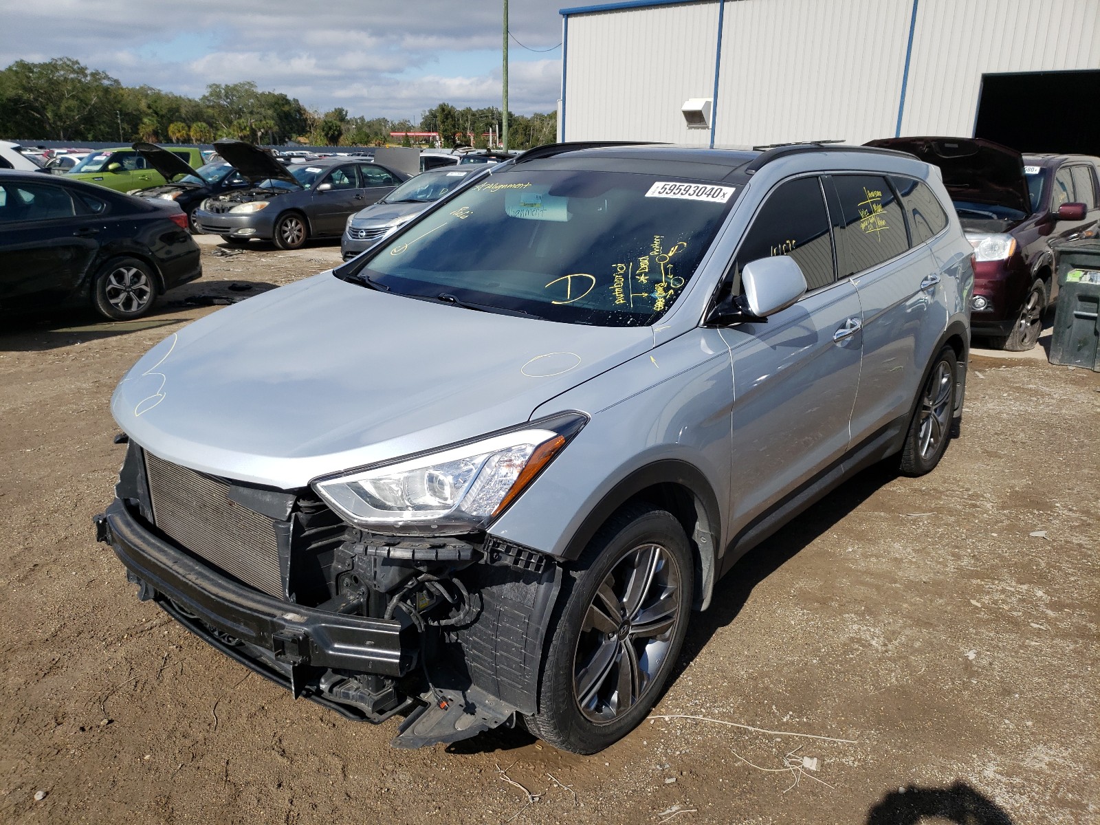 Photo 1 VIN: KM8SR4HF4FU110335 - HYUNDAI SANTA FE G 