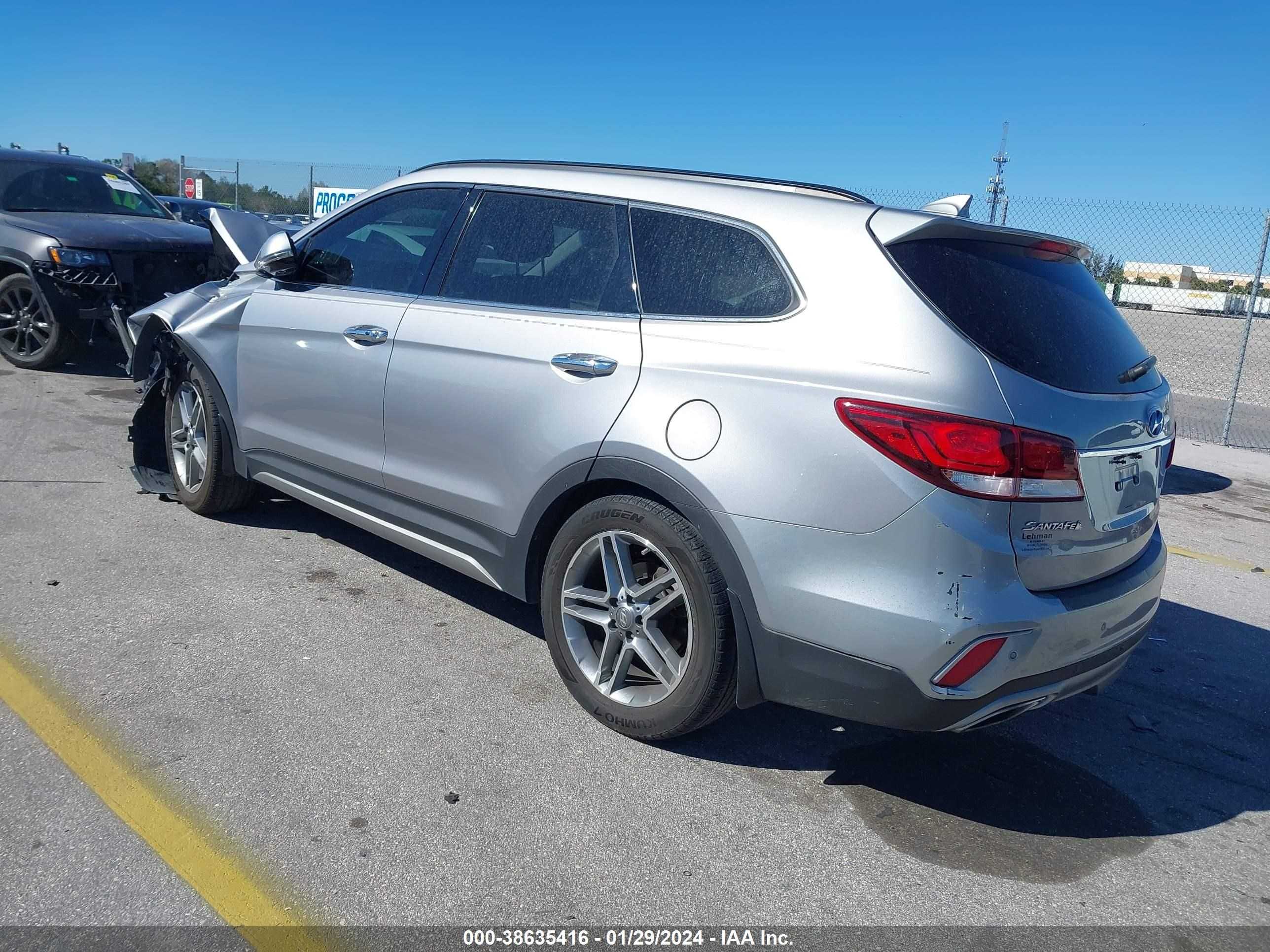 Photo 2 VIN: KM8SR4HF6HU244816 - HYUNDAI SANTA FE 