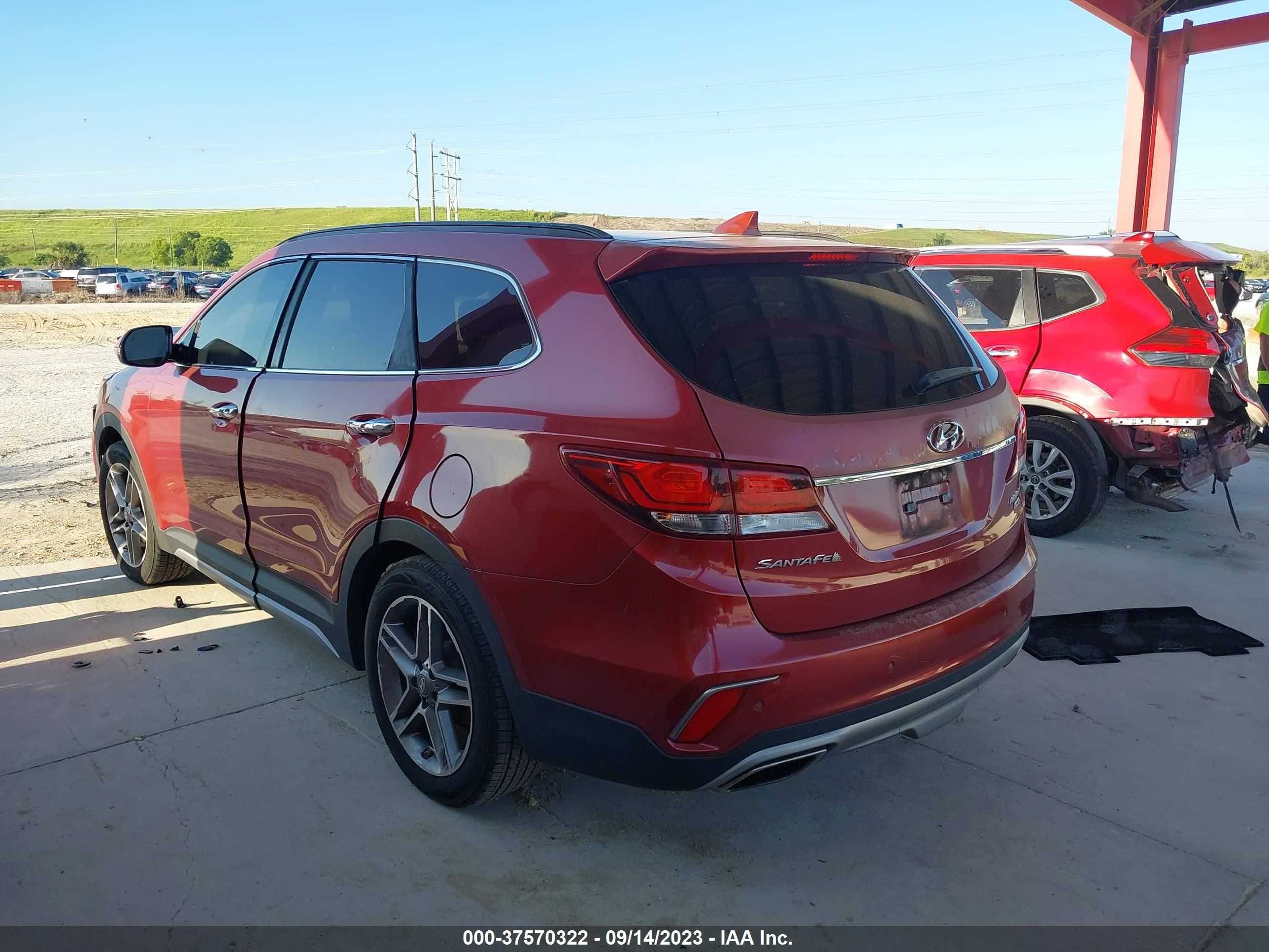 Photo 2 VIN: KM8SR4HF8HU178298 - HYUNDAI SANTA FE 