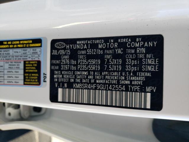 Photo 11 VIN: KM8SR4HF9GU142554 - HYUNDAI SANTA FE S 