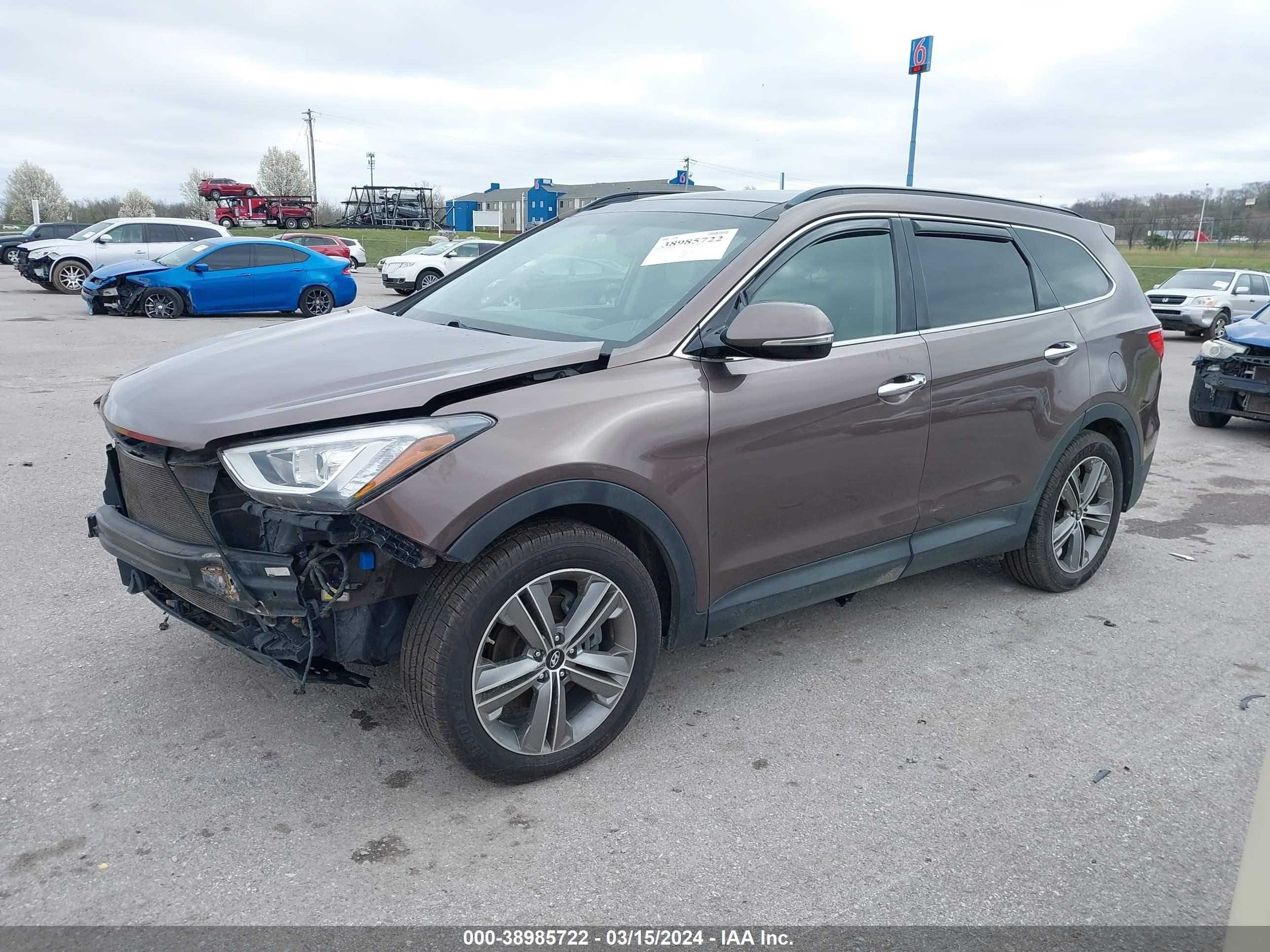 Photo 1 VIN: KM8SRDHF2EU038923 - HYUNDAI SANTA FE 