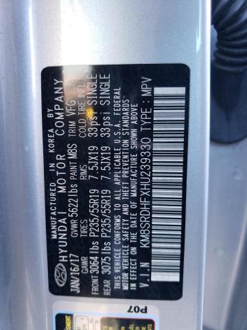 Photo 12 VIN: KM8SRDHFXHU239330 - HYUNDAI SANTA FE 