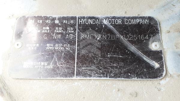 Photo 2 VIN: KMFXKN7BPXU251647 - HYUNDAI PICK UP 