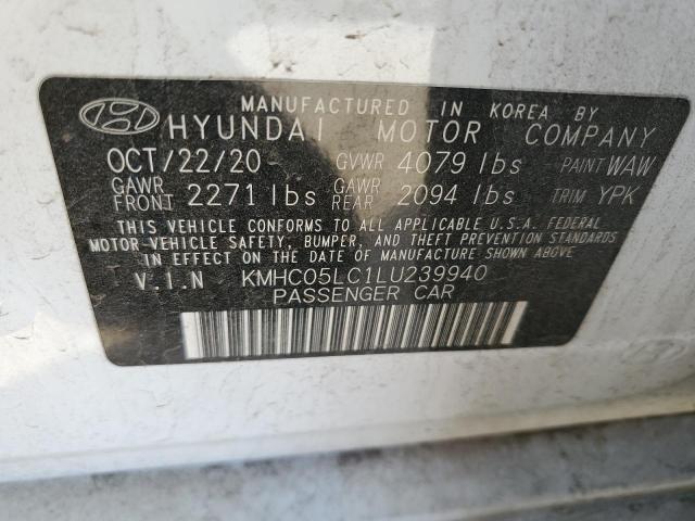 Photo 11 VIN: KMHC05LC1LU239940 - HYUNDAI IONIQ LIMI 