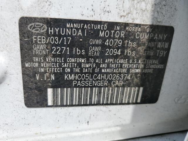 Photo 11 VIN: KMHC05LC4HU026374 - HYUNDAI IONIQ 