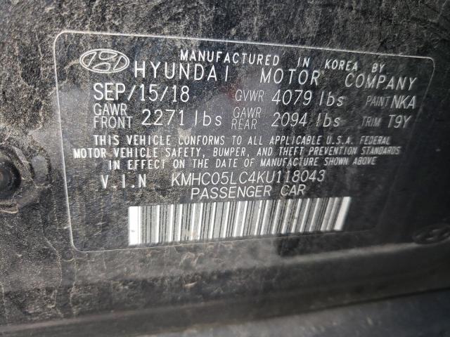 Photo 9 VIN: KMHC05LC4KU118043 - HYUNDAI IONIQ LIMI 