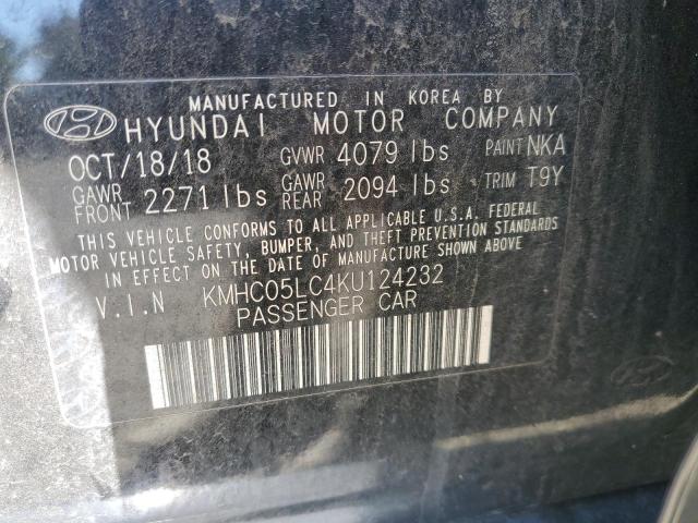 Photo 11 VIN: KMHC05LC4KU124232 - HYUNDAI IONIQ LIMI 