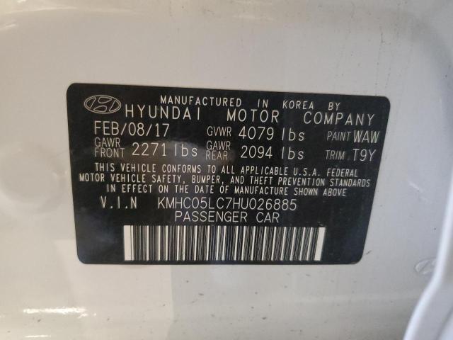 Photo 11 VIN: KMHC05LC7HU026885 - HYUNDAI IONIQ LIMI 