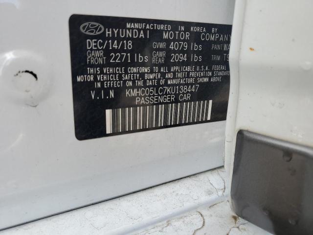 Photo 11 VIN: KMHC05LC7KU138447 - HYUNDAI IONIQ 