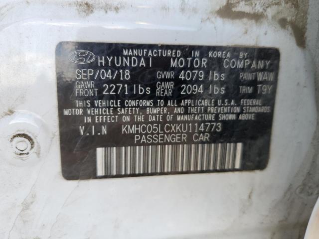 Photo 11 VIN: KMHC05LCXKU114773 - HYUNDAI IONIQ LIMI 