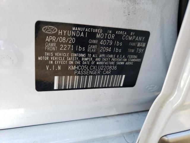 Photo 9 VIN: KMHC05LCXLU220836 - HYUNDAI IONIQ LIMI 