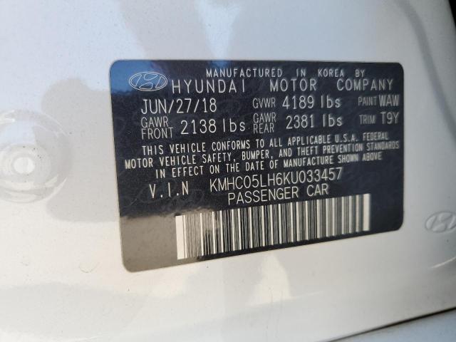 Photo 11 VIN: KMHC05LH6KU033457 - HYUNDAI IONIQ LIMI 