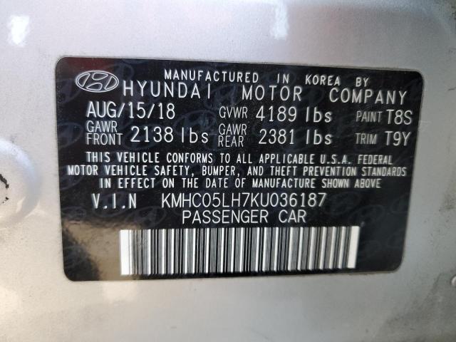 Photo 12 VIN: KMHC05LH7KU036187 - HYUNDAI IONIQ 