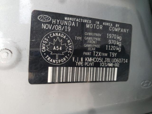 Photo 9 VIN: KMHC05LJ8LU060714 - HYUNDAI IONIQ ULTI 