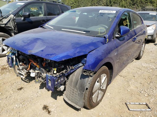 Photo 1 VIN: KMHC65LC0KU164094 - HYUNDAI IONIQ BLUE 