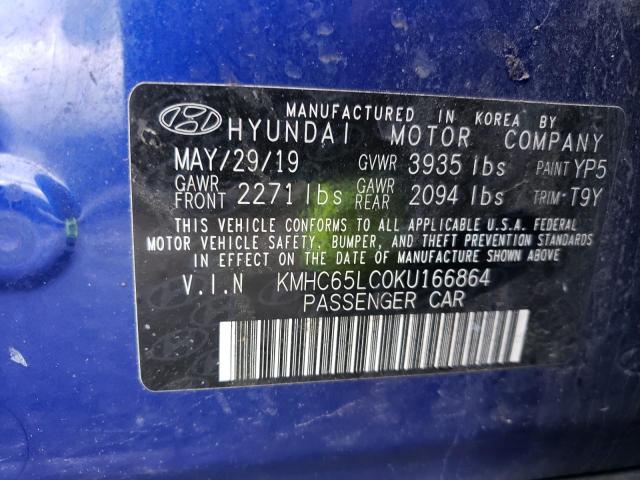 Photo 11 VIN: KMHC65LC0KU166864 - HYUNDAI IONIQ 