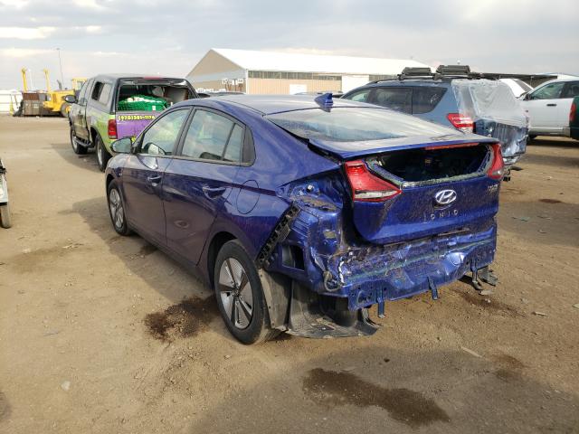 Photo 2 VIN: KMHC65LC0KU179646 - HYUNDAI IONIQ BLUE 