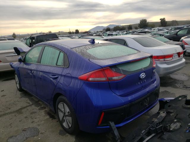 Photo 2 VIN: KMHC65LC0KU180764 - HYUNDAI IONIQ BLUE 