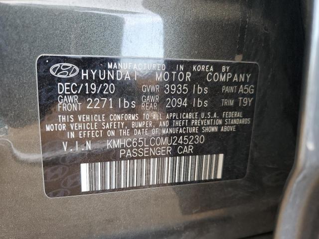 Photo 12 VIN: KMHC65LC0MU245230 - HYUNDAI IONIQ 