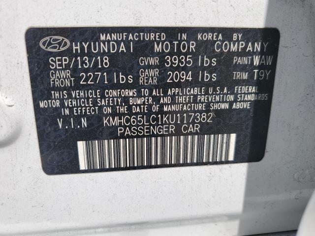 Photo 11 VIN: KMHC65LC1KU117382 - HYUNDAI IONIQ 