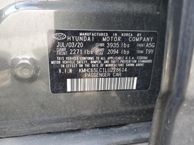 Photo 11 VIN: KMHC65LC1LU228614 - HYUNDAI IONIQ BLUE 