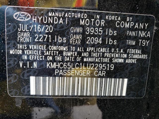 Photo 11 VIN: KMHC65LC1LU229519 - HYUNDAI IONIQ 