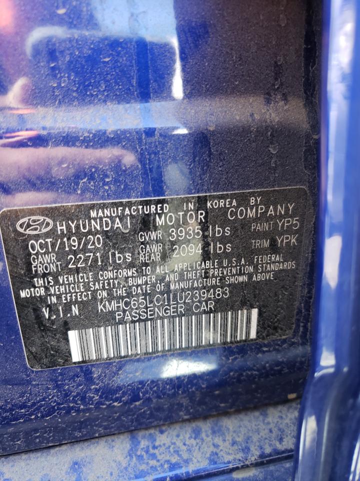 Photo 12 VIN: KMHC65LC1LU239483 - HYUNDAI IONIQ 