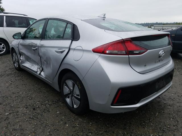 Photo 2 VIN: KMHC65LC2HU039929 - HYUNDAI IONIQ BLUE 