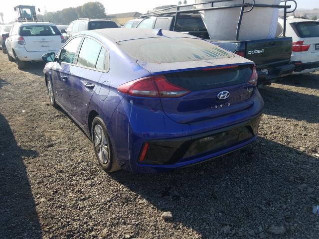 Photo 2 VIN: KMHC65LC2KU176022 - HYUNDAI IONIQ BLUE 