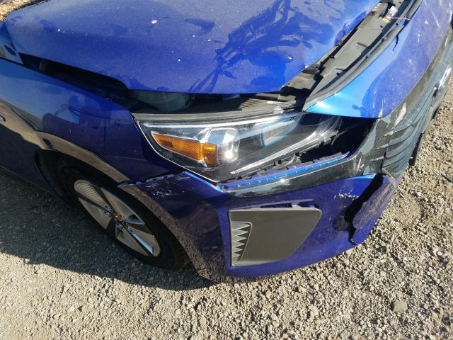 Photo 8 VIN: KMHC65LC2KU176022 - HYUNDAI IONIQ BLUE 