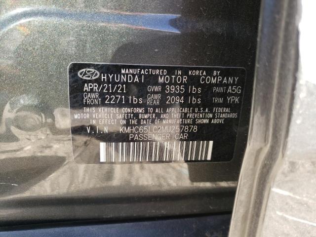 Photo 9 VIN: KMHC65LC2MU257878 - HYUNDAI IONIQ 