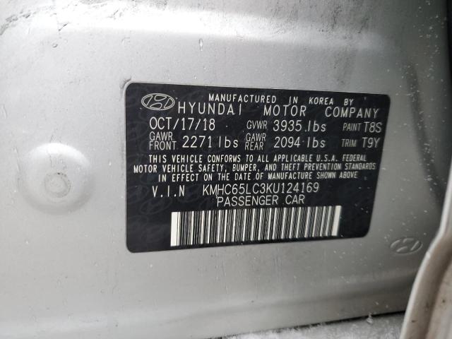 Photo 11 VIN: KMHC65LC3KU124169 - HYUNDAI IONIQ 