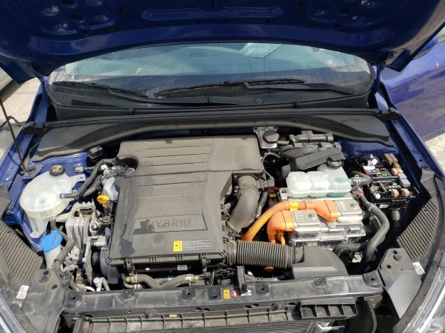 Photo 6 VIN: KMHC65LC3KU166602 - HYUNDAI IONIQ BLUE 