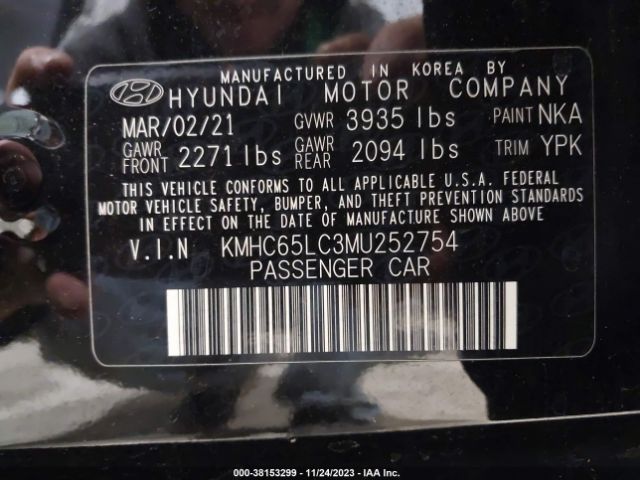 Photo 8 VIN: KMHC65LC3MU252754 - HYUNDAI IONIQ HYBRID 