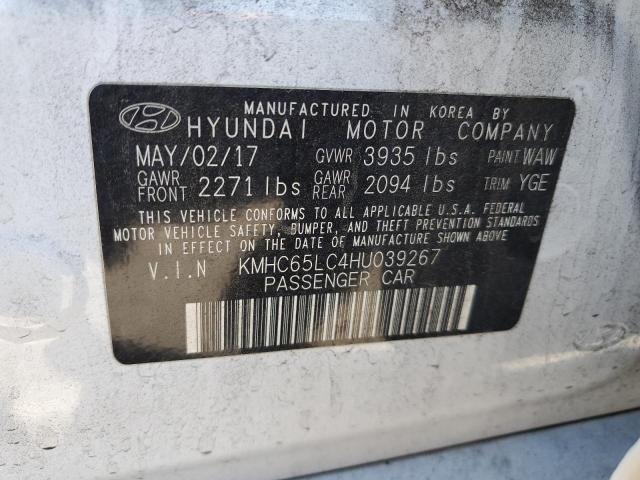 Photo 11 VIN: KMHC65LC4HU039267 - HYUNDAI IONIQ 