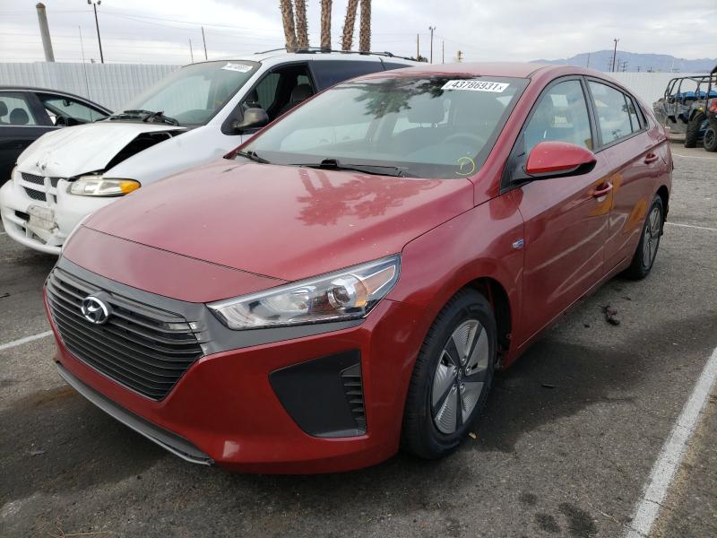 Photo 1 VIN: KMHC65LC4KU167547 - HYUNDAI IONIQ BLUE 