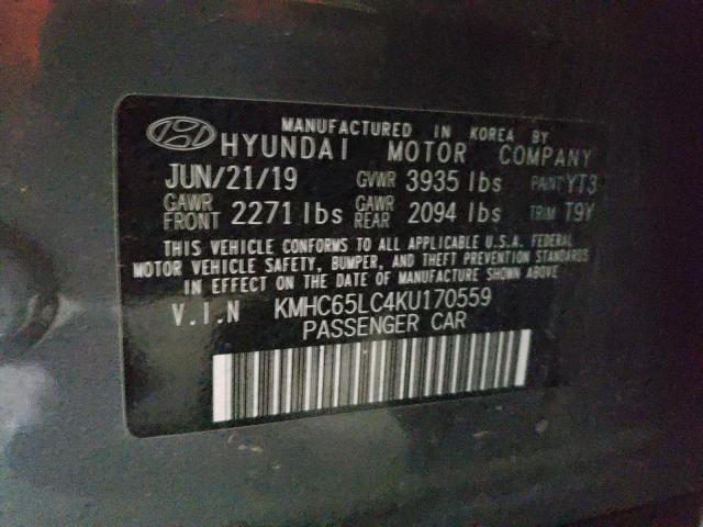 Photo 11 VIN: KMHC65LC4KU170559 - HYUNDAI IONIQ 