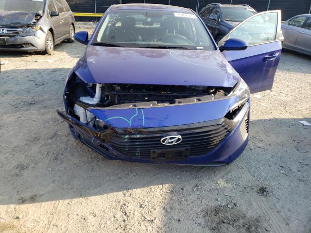 Photo 8 VIN: KMHC65LC4KU171503 - HYUNDAI IONIQ BLUE 