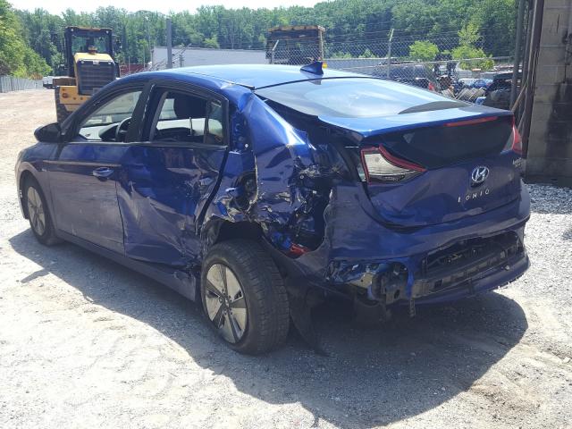 Photo 2 VIN: KMHC65LC5KU166049 - HYUNDAI IONIQ BLUE 